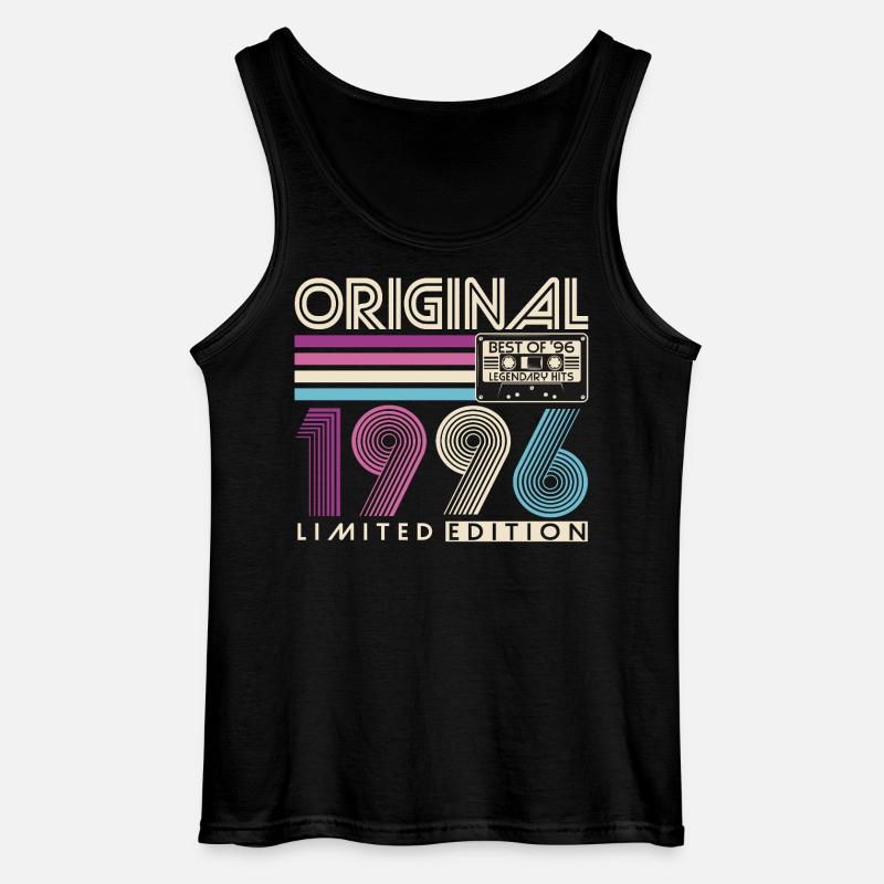 Regalo per il 30° compleanno della Vintage 1996 - Canotta da uomo Gildan - nero