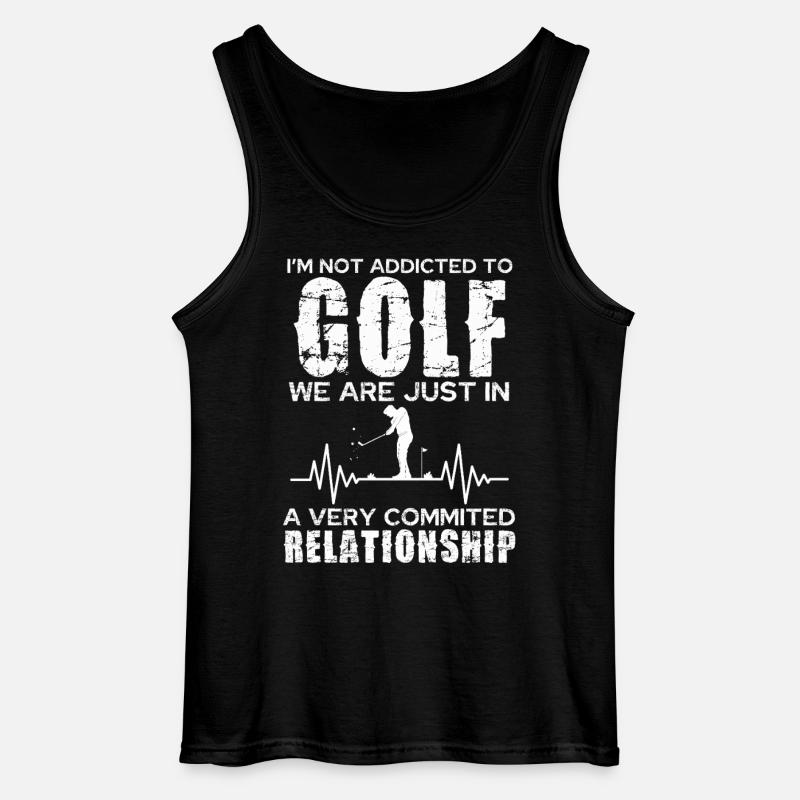 Relation golfeuse : passion engagée - Débardeur Gildan Homme - noir