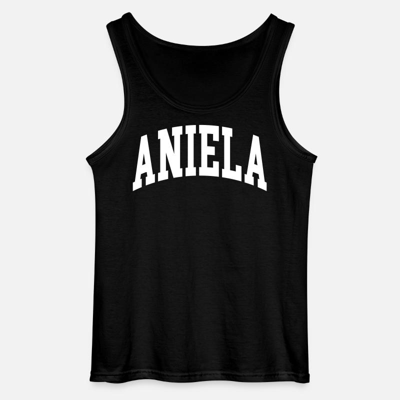 Aniela - Gildan Men’s Tank Top - black