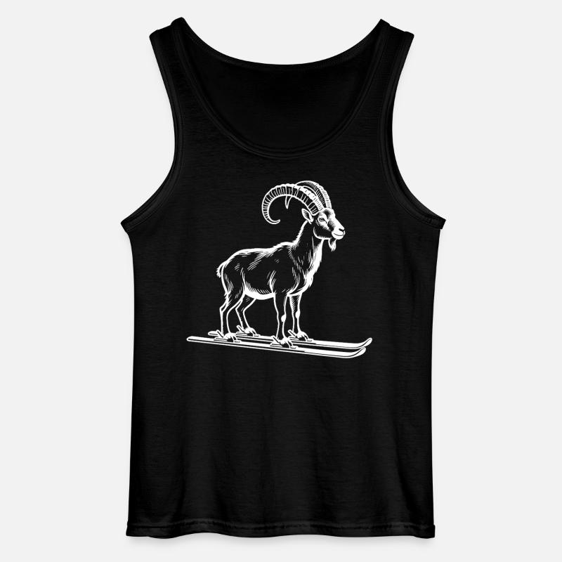 Buffo stecco per gli sciatori - Canotta da uomo Gildan - nero