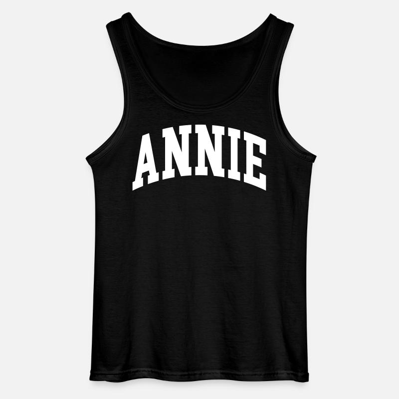 Annie - Gildan Männer Tank Top - Schwarz
