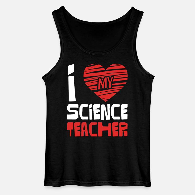 J’adore le professeur de sciences - Débardeur Gildan Homme - noir