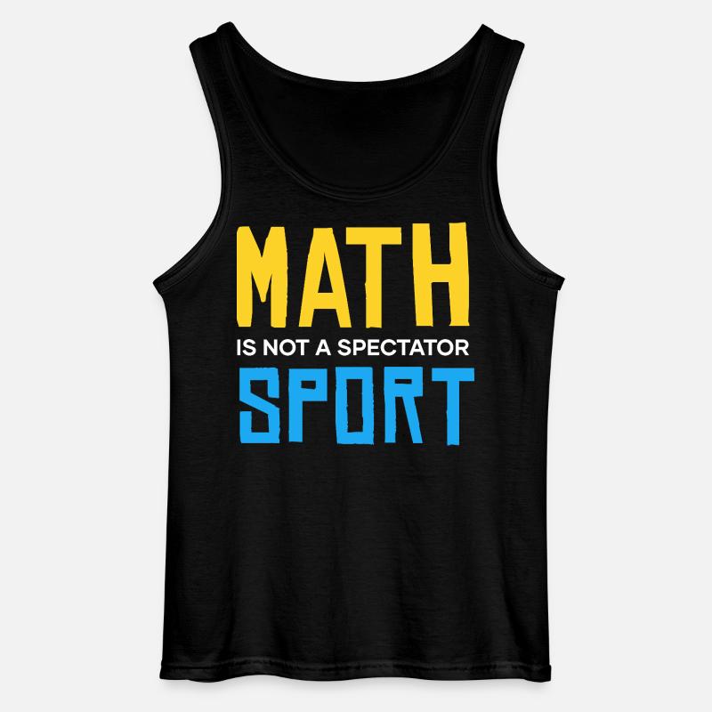 La matematica non è uno sport da guardare - Canotta da uomo Gildan - nero