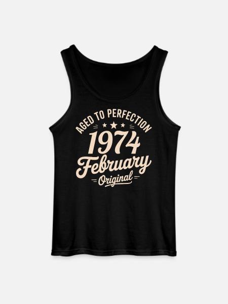 Février 1974 - February 1974 - Gildan Men’s Tank Top - black