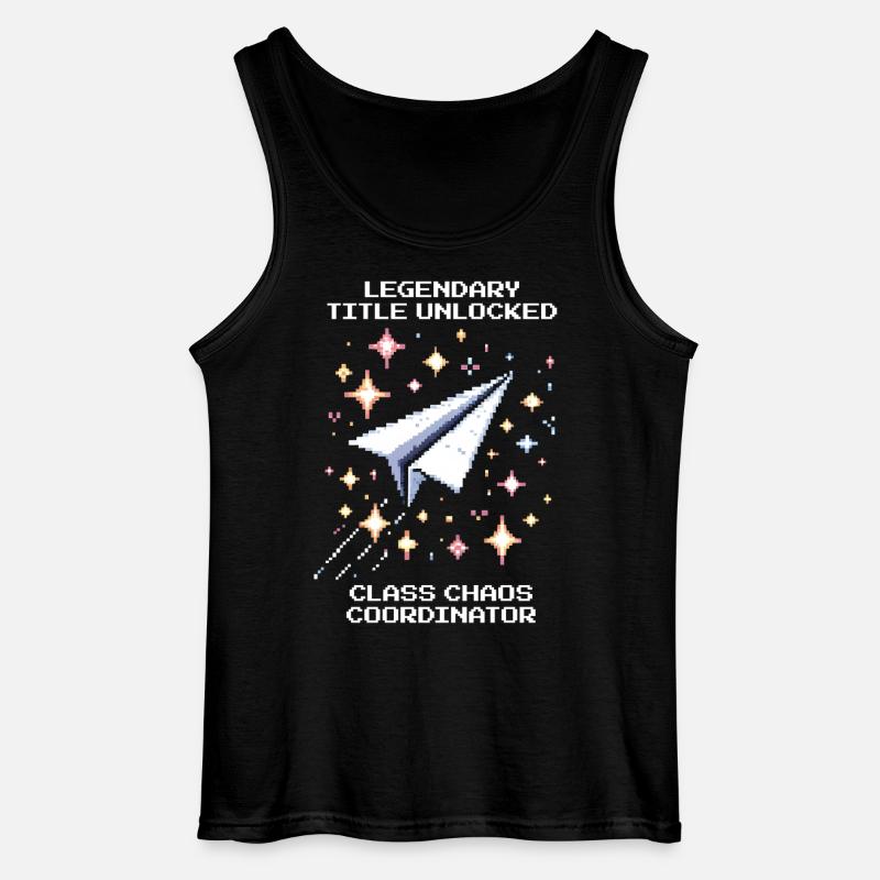 Legendary Title Unlocked | Class chaos - Gildan Men’s Tank Top - black