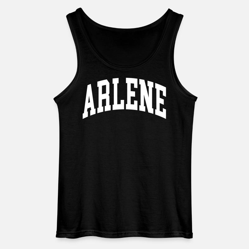 Arlene - Gildan Men’s Tank Top - black