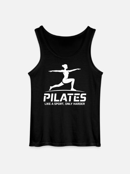 Pilates like sport – harder - Gildan Men’s Tank Top - black