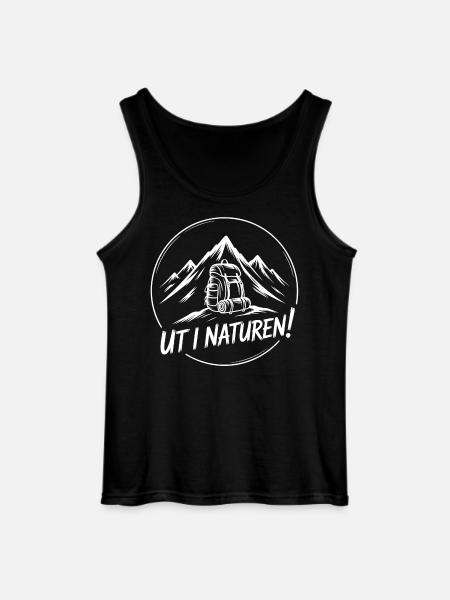 Adventure Backpacking Hiking - Gildan Men’s Tank Top - black