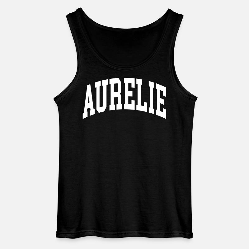 Aurelie - Gildan Männer Tank Top - Schwarz