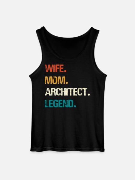 Épouse Mère Architecte Légende - Débardeur Gildan Homme - noir