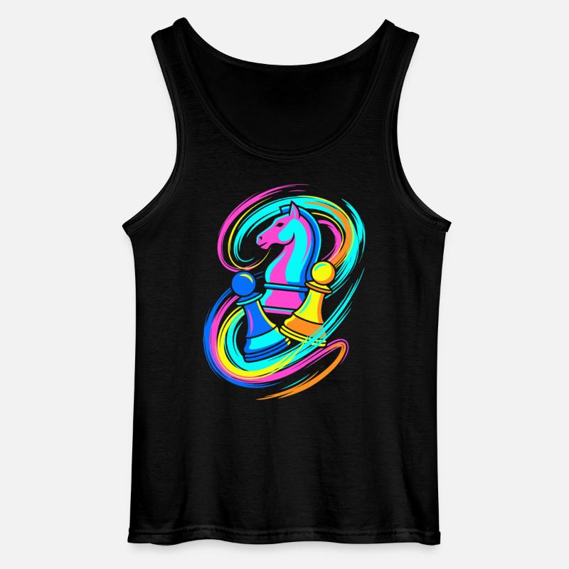 Schach - Gildan Männer Tank Top - Schwarz