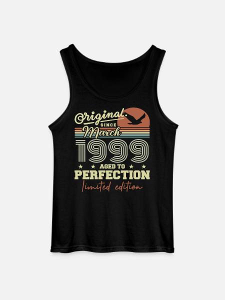 Birthday March 1999 - Gildan Men’s Tank Top - black