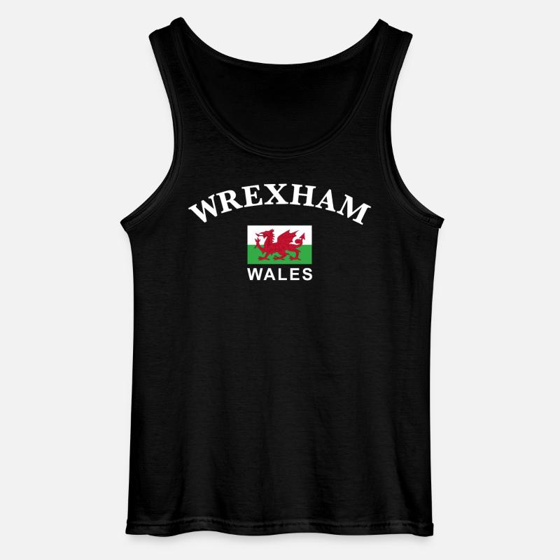 Wrexham, Wales - Gildan Männer Tank Top - Schwarz