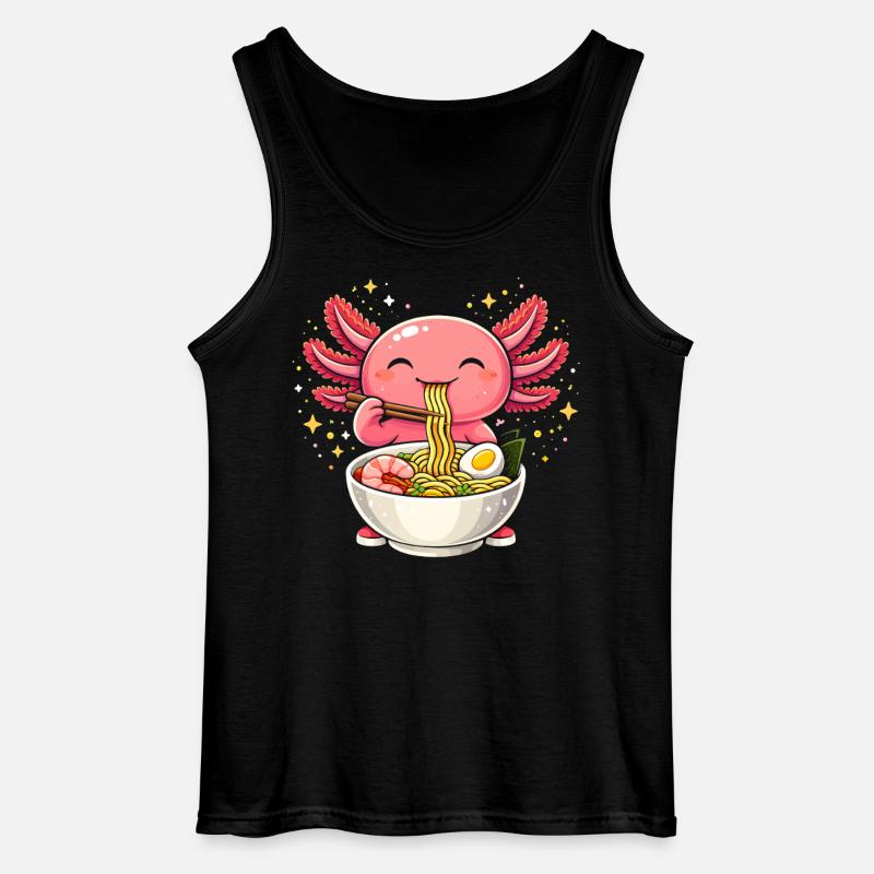 Ramenengelchen mit Nudeln - Gildan Männer Tank Top - Schwarz