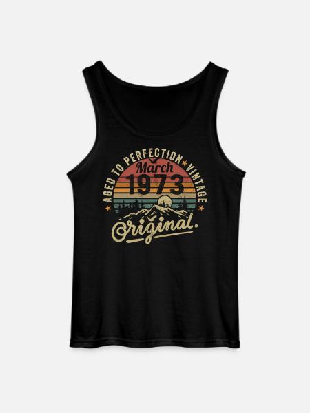 March 1973 - Gildan Men’s Tank Top - black