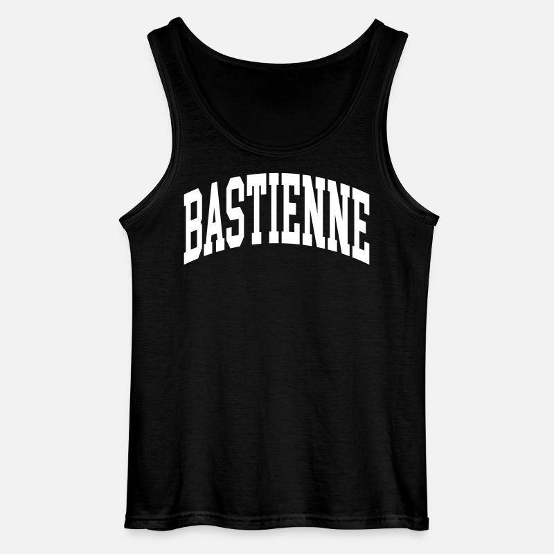 Bastienne - Gildan Männer Tank Top - Schwarz