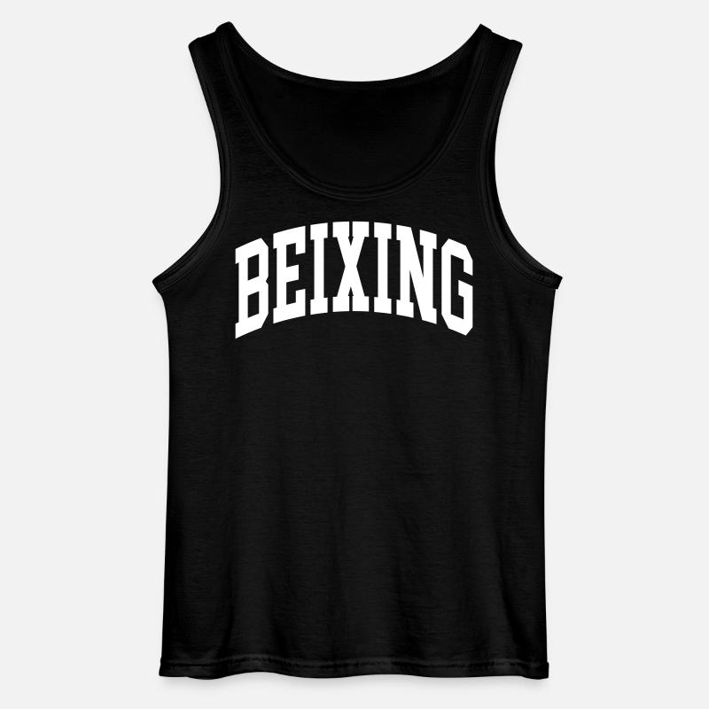 Beixing - Gildan Men’s Tank Top - black