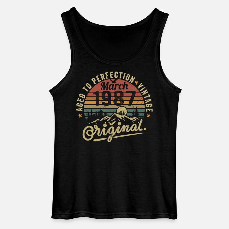 März 1987 - Gildan Männer Tank Top - Schwarz