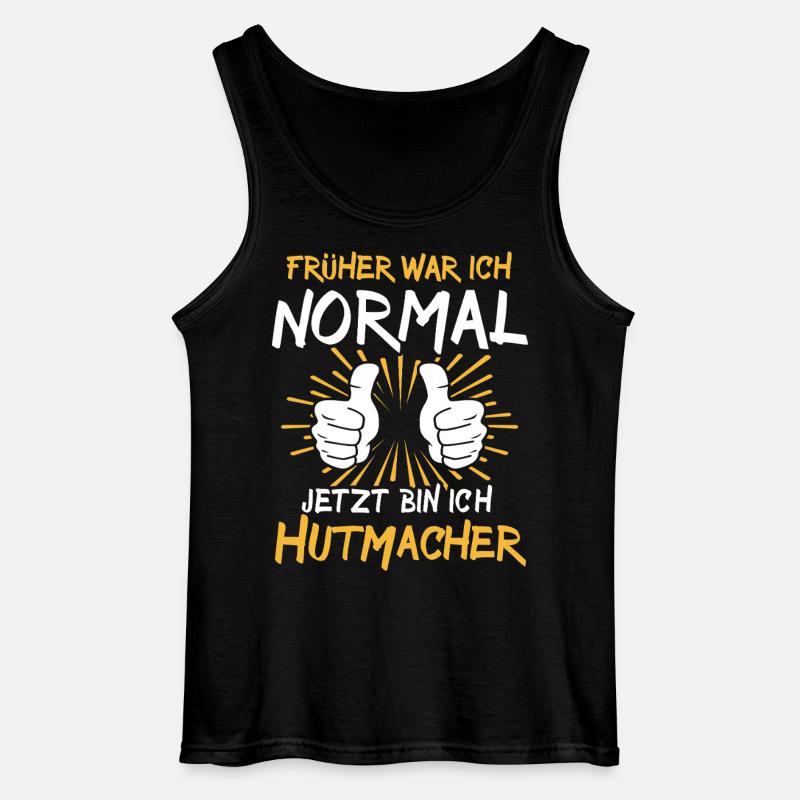 Hutmacher Spruch - Gildan Männer Tank Top - Schwarz