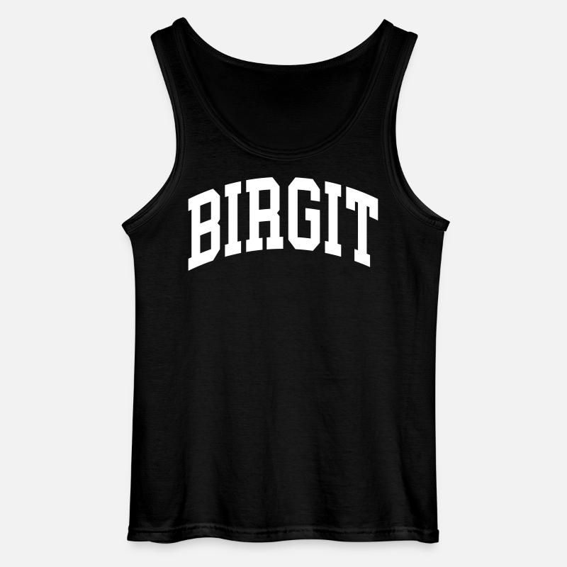Birgit - Gildan Men’s Tank Top - black
