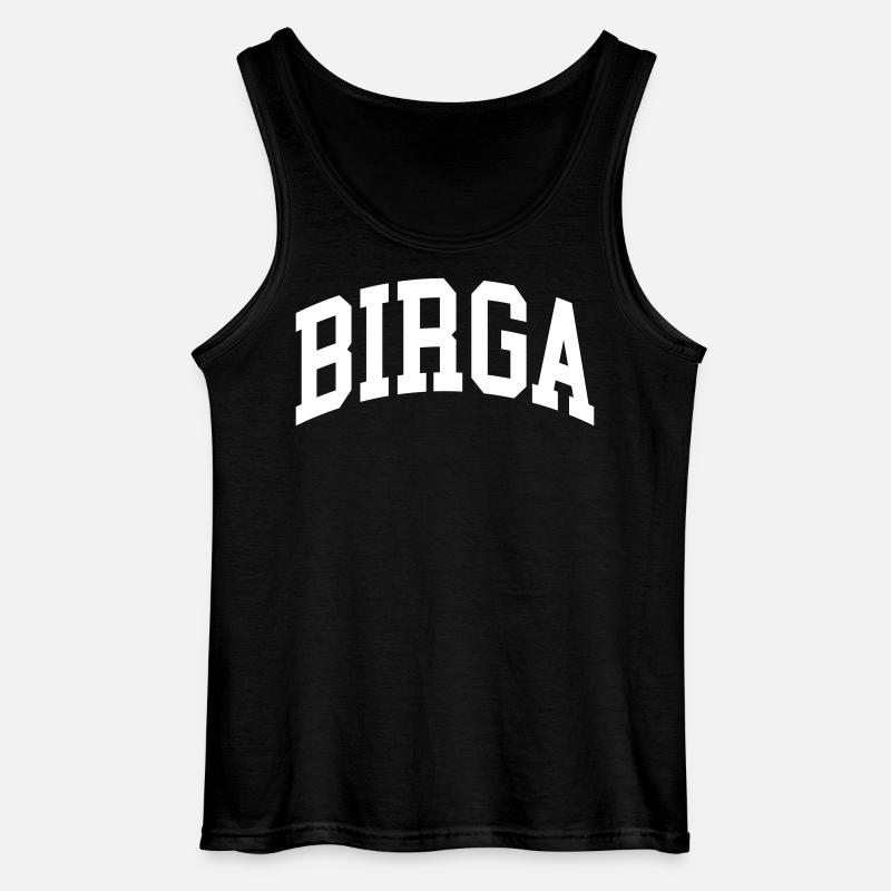 Birga - Gildan Männer Tank Top - Schwarz