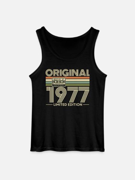Original 1977 Limited Edition - Gildan Men’s Tank Top - black