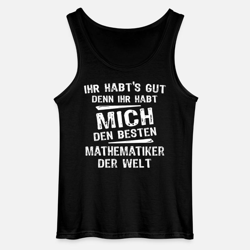 Mathematiker - Gildan Männer Tank Top - Schwarz