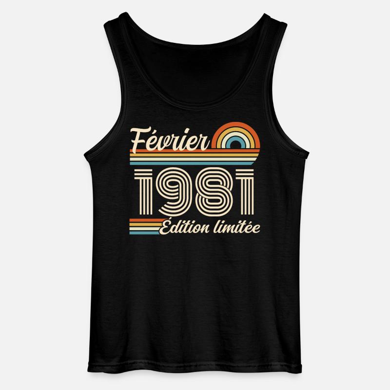 Februar 1981 - Gildan Männer Tank Top - Schwarz