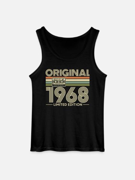 Original 1968 Rétro Limité - Débardeur Gildan Homme - noir