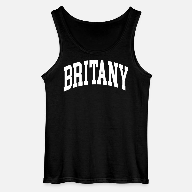 Britany - Gildan Männer Tank Top - Schwarz