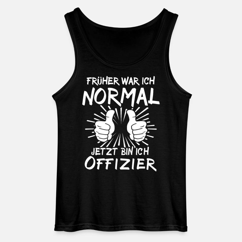 Offizier - Gildan Männer Tank Top - Schwarz