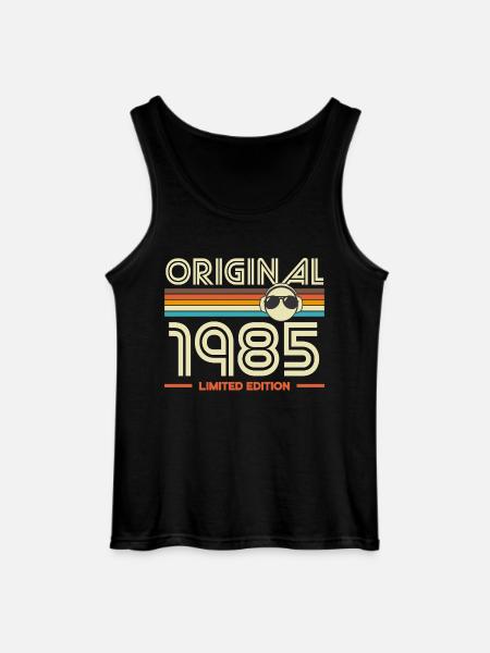 1985 Retro Edition - Débardeur Gildan Homme - noir