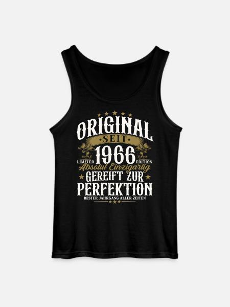 Original 1966 Vintage Birthday Gift - Gildan Men’s Tank Top - black