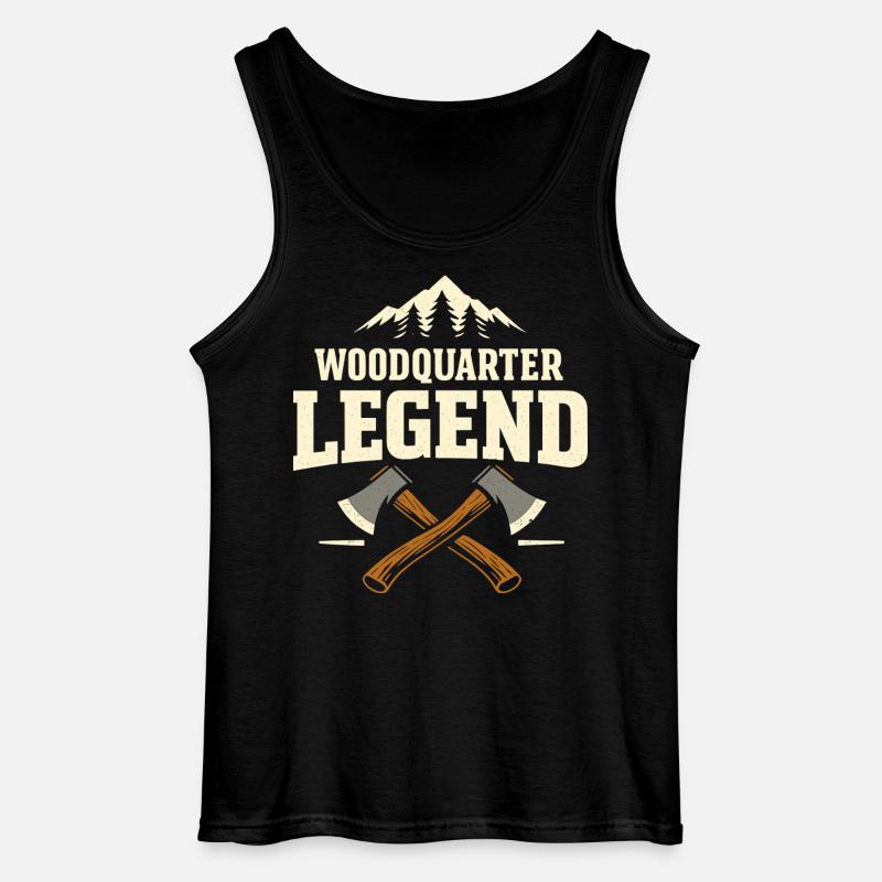 Waldviertel Legend Austria Pride - Gildan Men’s Tank Top - black