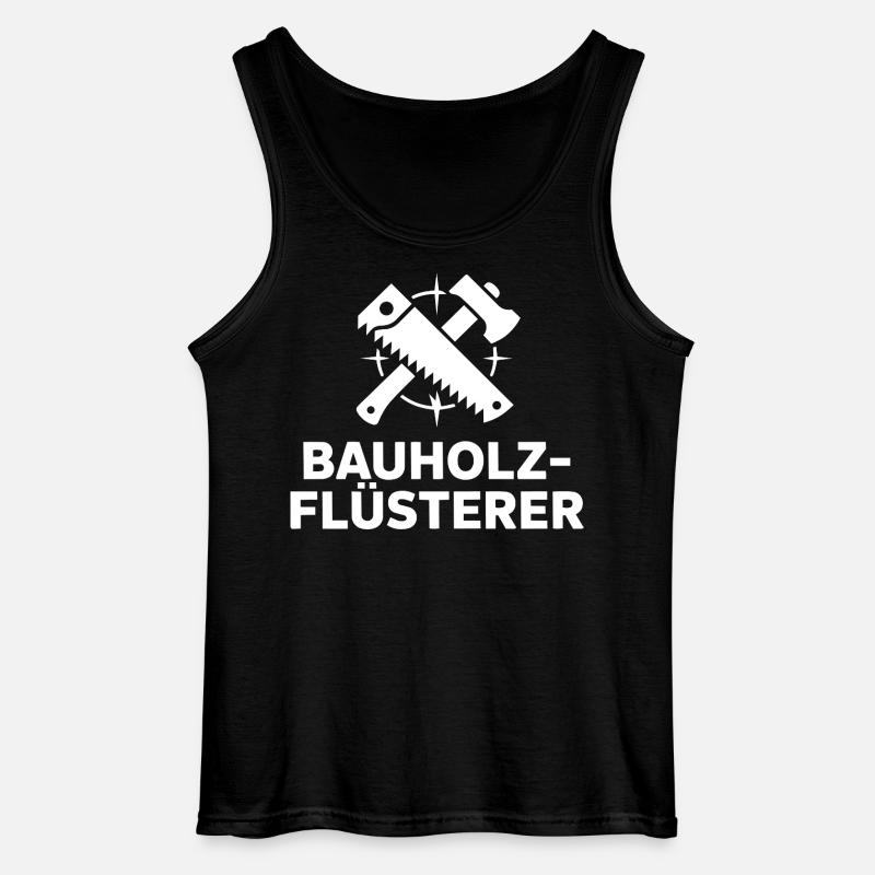 Zimmermann Zimmerer - Gildan Männer Tank Top - Schwarz