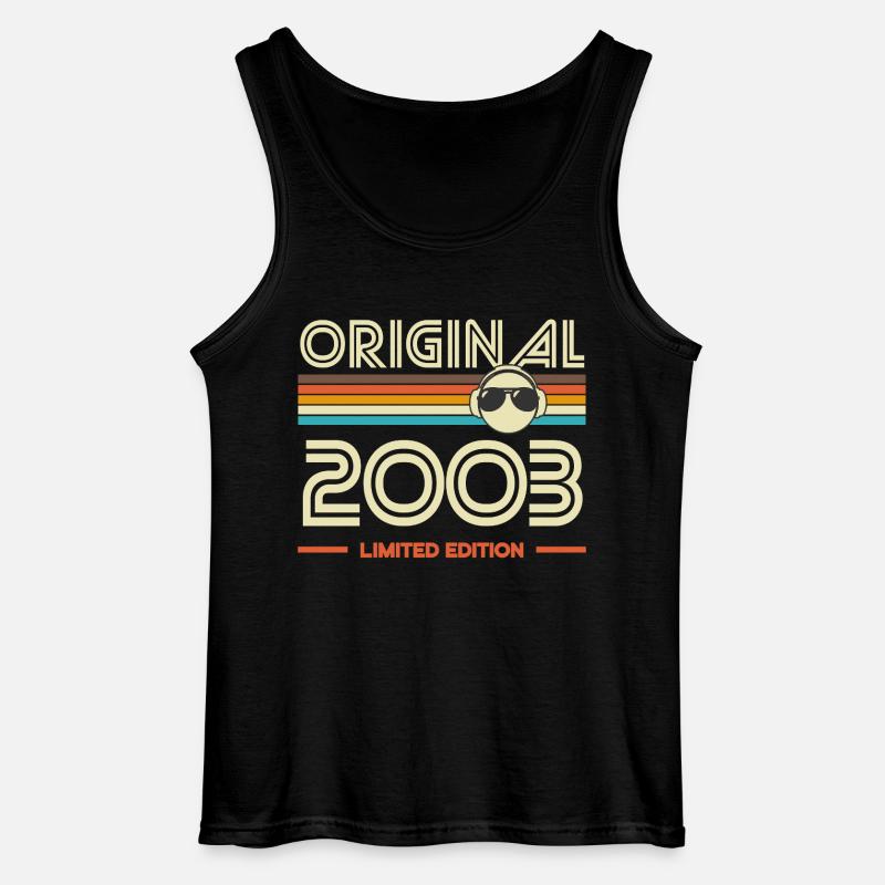Originales Retro-Logo von 2003 - Gildan Männer Tank Top - Schwarz