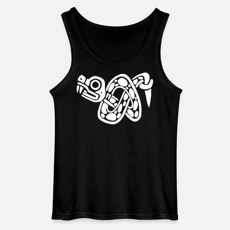 Weißer Schlangenknoten - Gildan Männer Tank Top - Schwarz