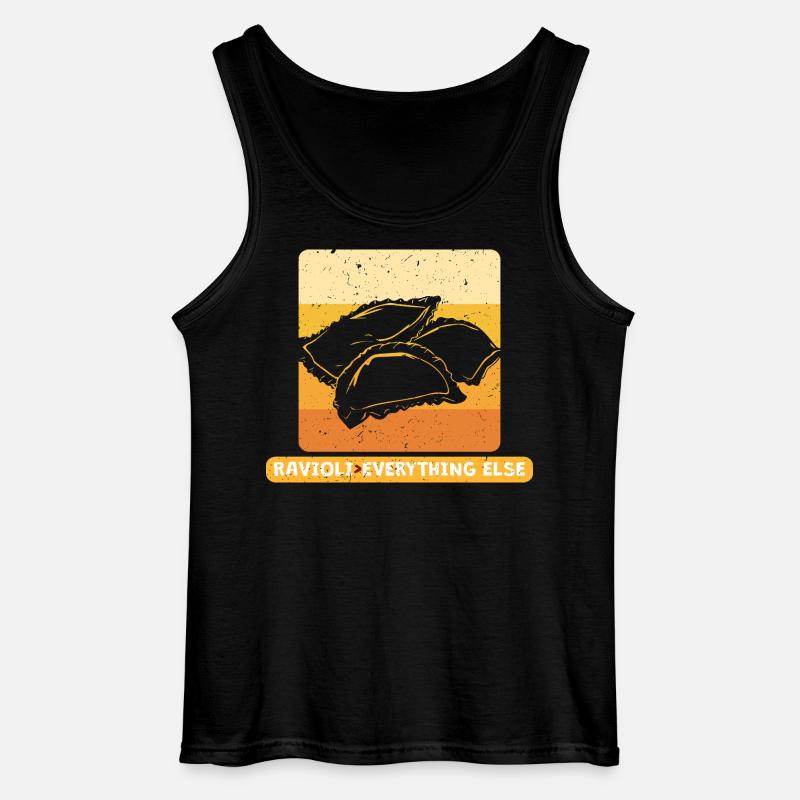 Ravioli > Over Everthing Else - Gildan Männer Tank Top - Schwarz