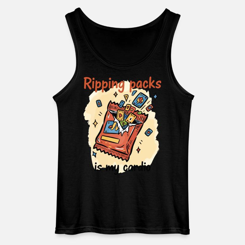 Ripping Packs er min kardio-samlekortforsterker - Gildan singlet for menn - svart