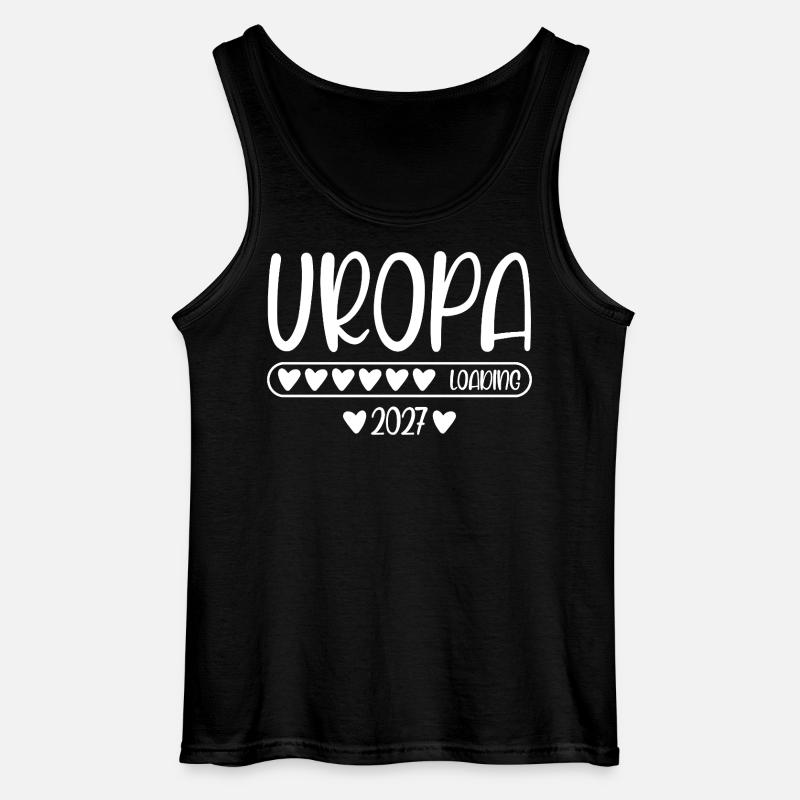 Uropa 2027 loading - Gildan Männer Tank Top - Schwarz