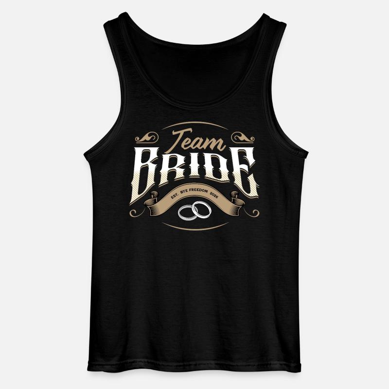 Team Bride 2026 - Gildan Männer Tank Top - Schwarz