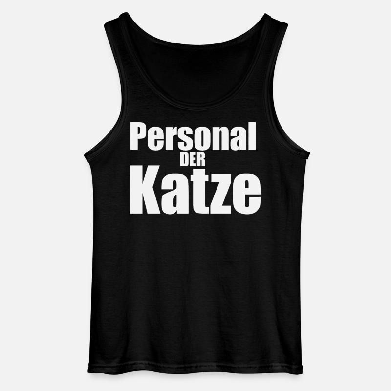 Personal-der-katze - Gildan Männer Tank Top - Schwarz