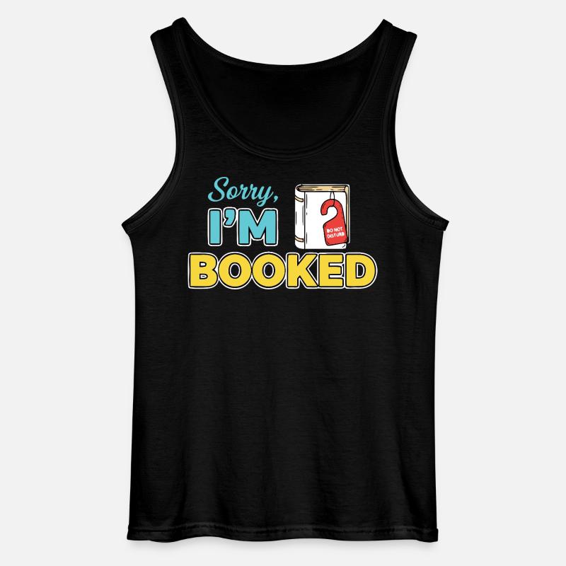Sorry Im booked - Gildan Männer Tank Top - Schwarz