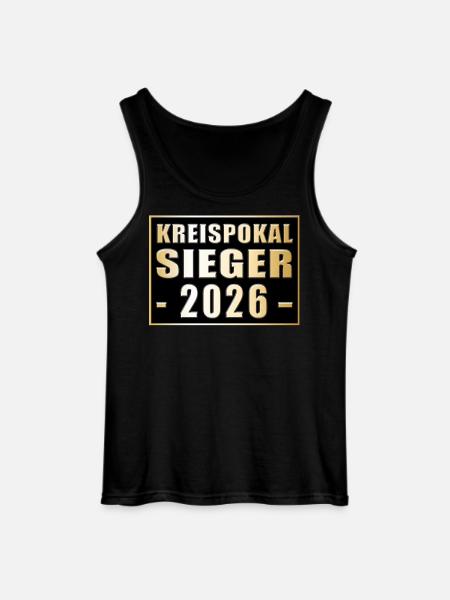 District Cup Winner 2026 - Gildan Men’s Tank Top - black
