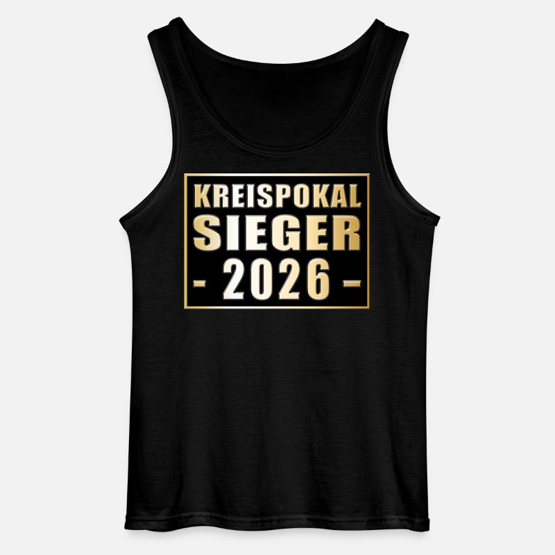 Kreispokalsieger 2026 - Gildan Männer Tank Top - Schwarz