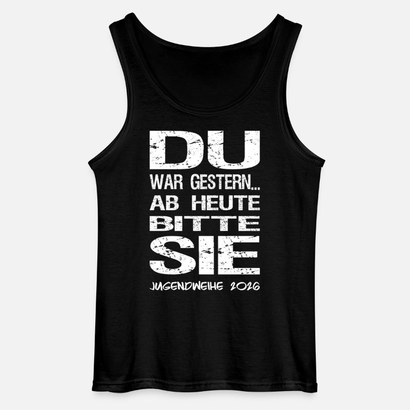 Jugendweihe - Jugendweihe 2026 - Gildan Männer Tank Top - Schwarz