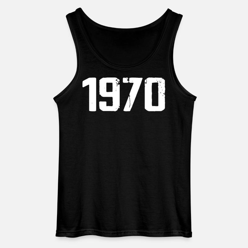 1970 - Gildan Männer Tank Top - Schwarz