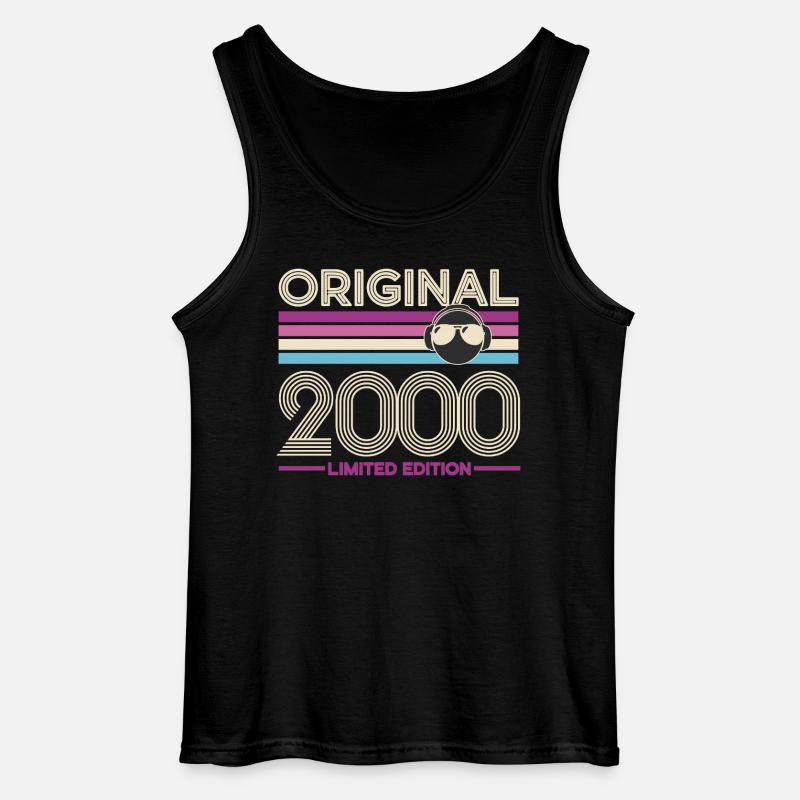 Originale Limited Edition von 2000 - Gildan Männer Tank Top - Schwarz