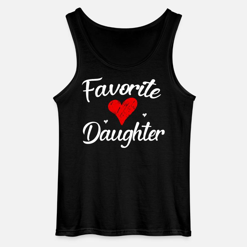 Lieblingstochter - Gildan Männer Tank Top - Schwarz