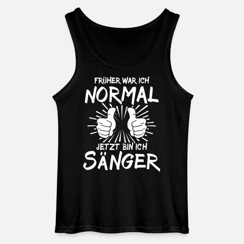 Sänger - Gildan Männer Tank Top - Schwarz